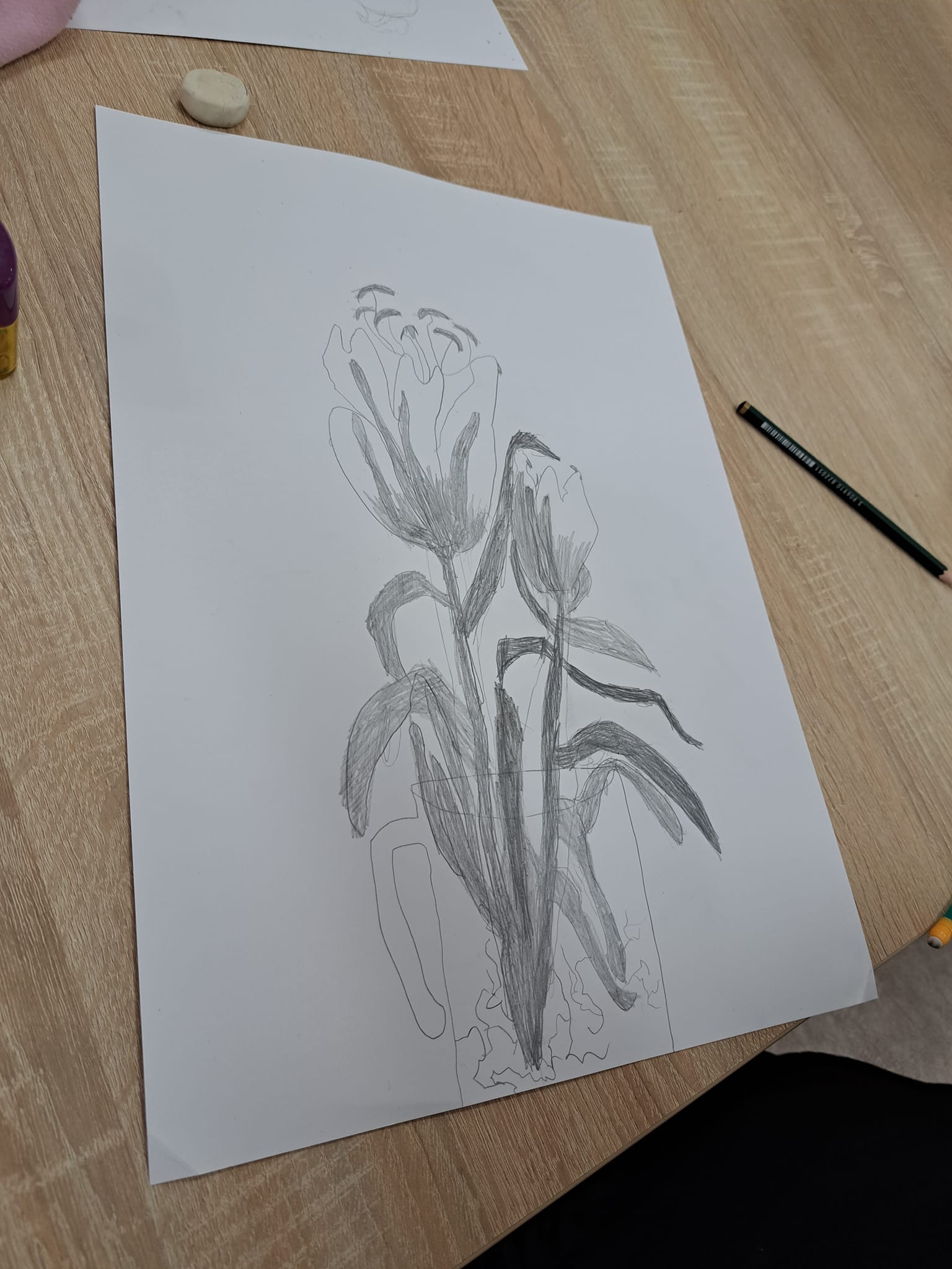 Zajęcia plastyczne - rysunek z natury